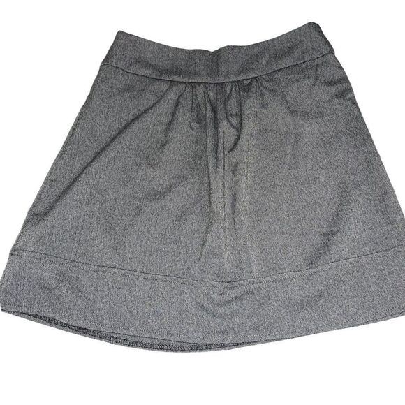 Final Touch Charcoal Grey Mini Skirt with Faux Pockets - Size Medium - Picture 2 of 7